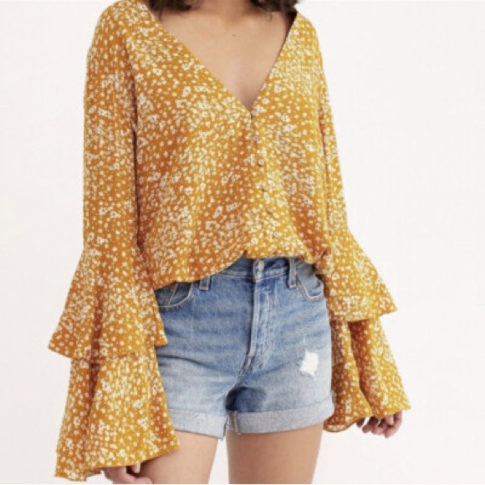Free People She’s Ditsy Floral Bodysuit
